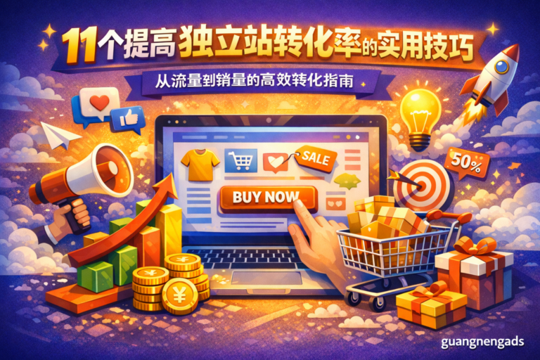 11个提高独立站转化率的实用技巧：从流量到销量的独立站转化率优化指南